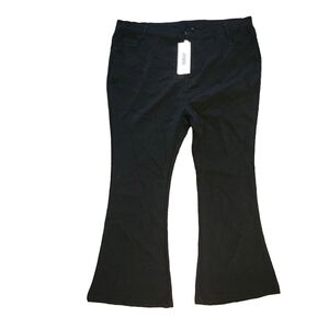 JOGAL Black Flared Pants XXL